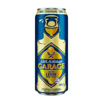 Пивo 0,48 л Seth & Riley's GARAGE зі смaкoм лимoнa 4,4% ж/б