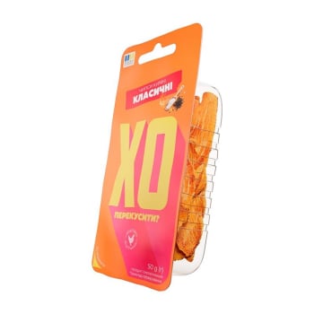 Чипси курячі ХО перекусити? DRY CHICKEN сиров'ялені 50 г