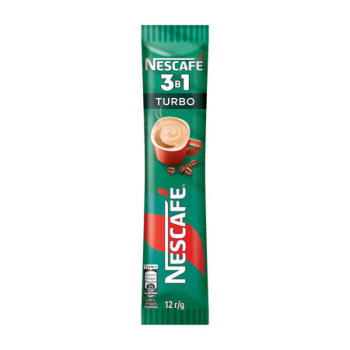 Напій кавовий 12 г Nescafe Turbo розчинний 3в1 м/у