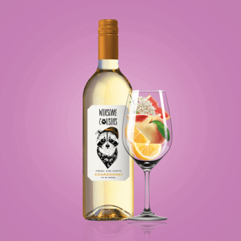 Вино 0,75 л WINSOME COUSINS CHARDONNAY біле сухе 12,5 % об. скл/пл Франція