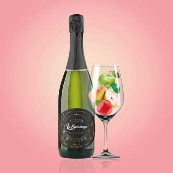 Вино ігристе 0,75л LA ESPARDENYA Cava брют біле 11,5% Іспанія ск/бут