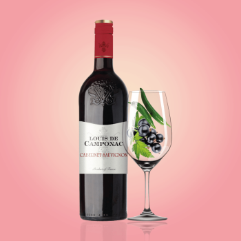 Вино 0,75 л LOUIS DE CAMPONAC Cabernet Sauvignon напівсухе червоне 13,5 % об скл/пл Франція
