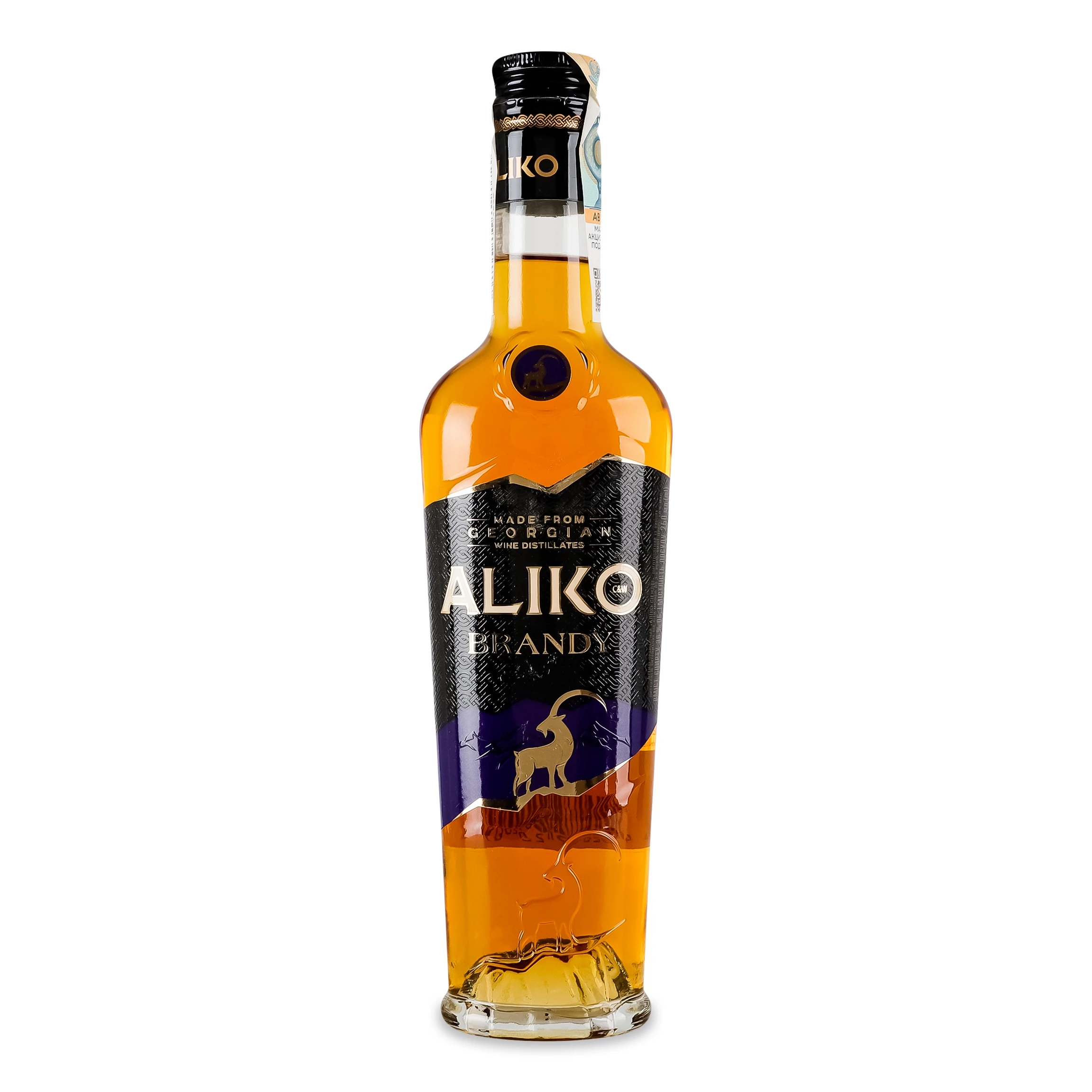 Бренді Aliko C&W ординарний 36% 0.25 л (4820182222009)