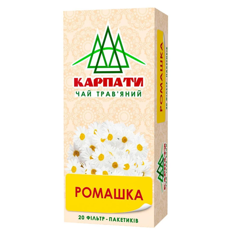 Чай трав'яний Карпати ромашка 1,25г*20шт