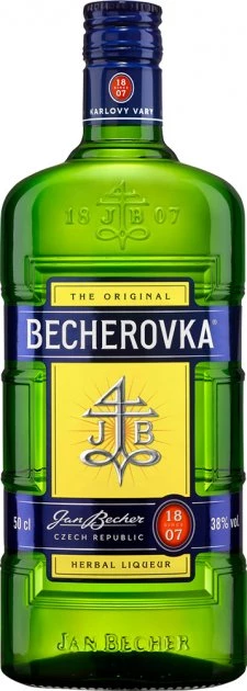 Лікерна настоянка на травах Becherovka 38%, 0,5 л