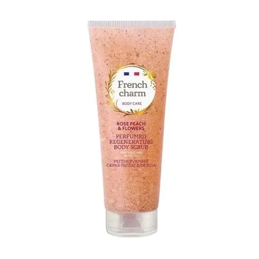 Скраб-пілінг для тіла Liora French Charm Rose Peach & Flowers, 260 мл (4823106003579)
