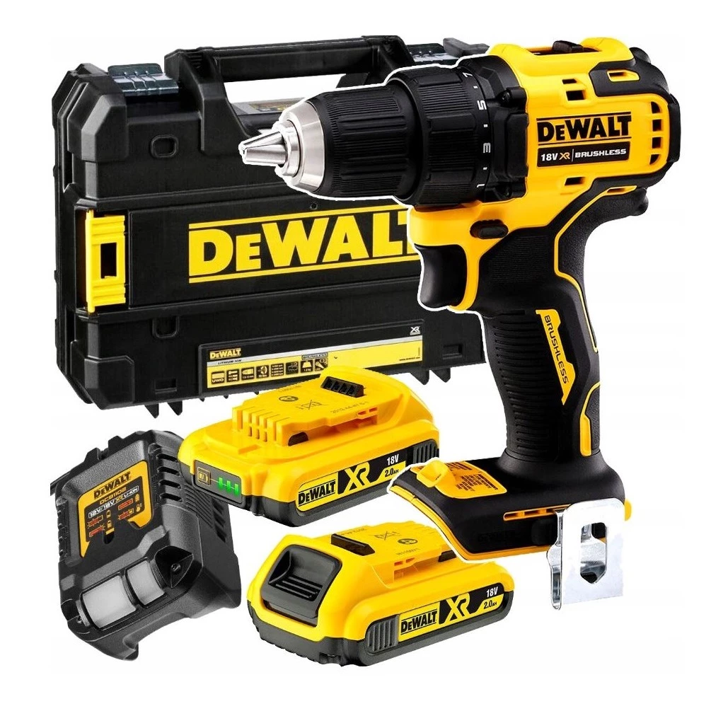 Дриль-шурупокрут DeWalt акумуляторний 18 В (DCD708D2T)