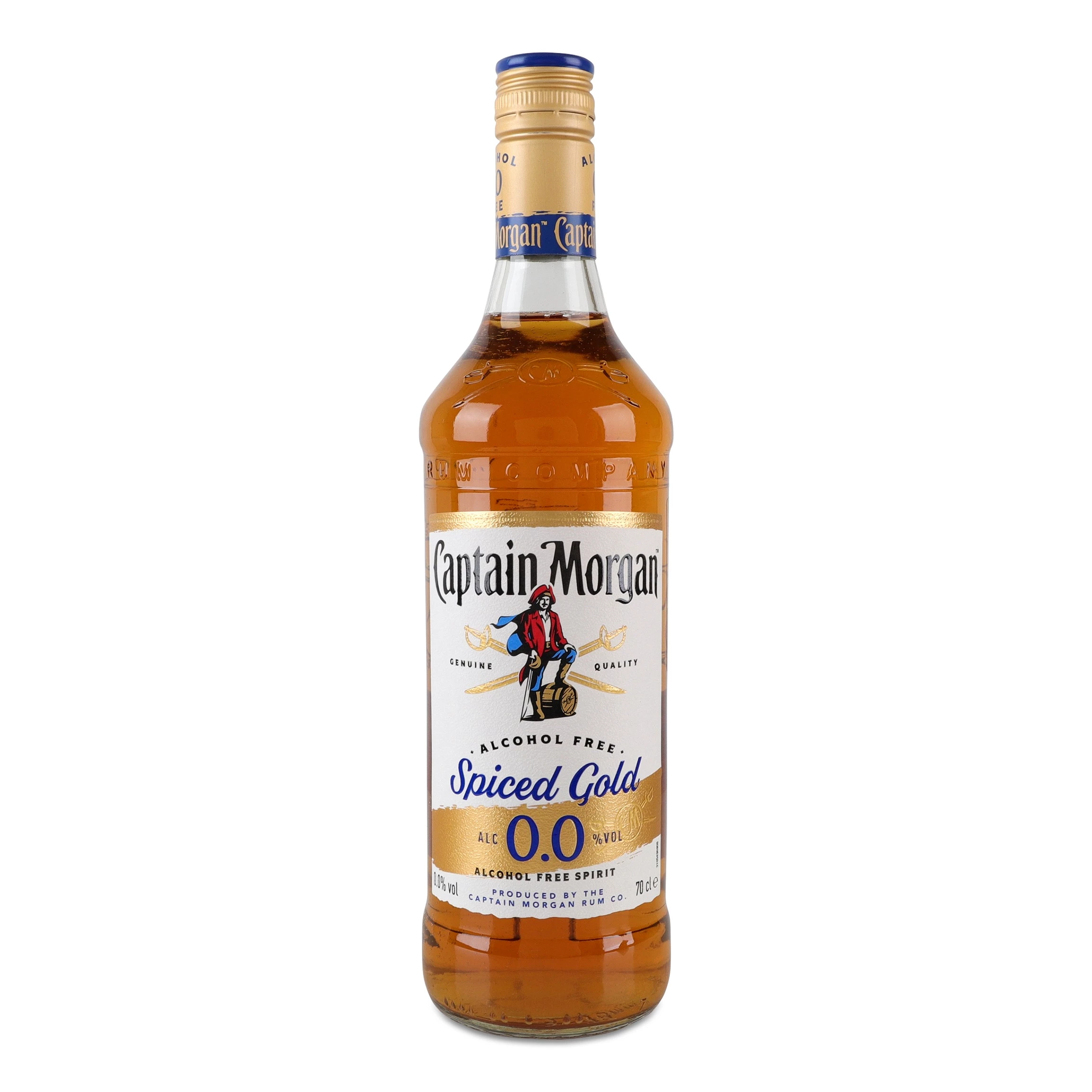 Напій безалкогольний Captain Morgan Spiced Gold Alcohol Free 0.7 л (5000281070742)