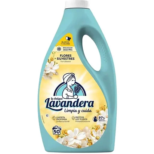 Гель для прання La Antigua Lavandera Flores Silvestres з ароматом польових квітів 2.5 л (8435495826736)