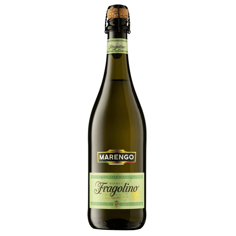 Напій винний Marengo Fragolino, білий, солодкий, 7,5%, 0,75 л