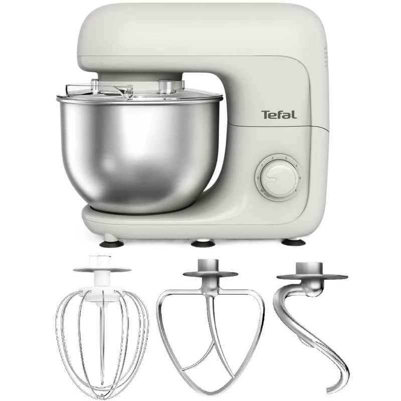 Планетарний міксер Tefal Bake Essential білий 800 Вт (QB160138)