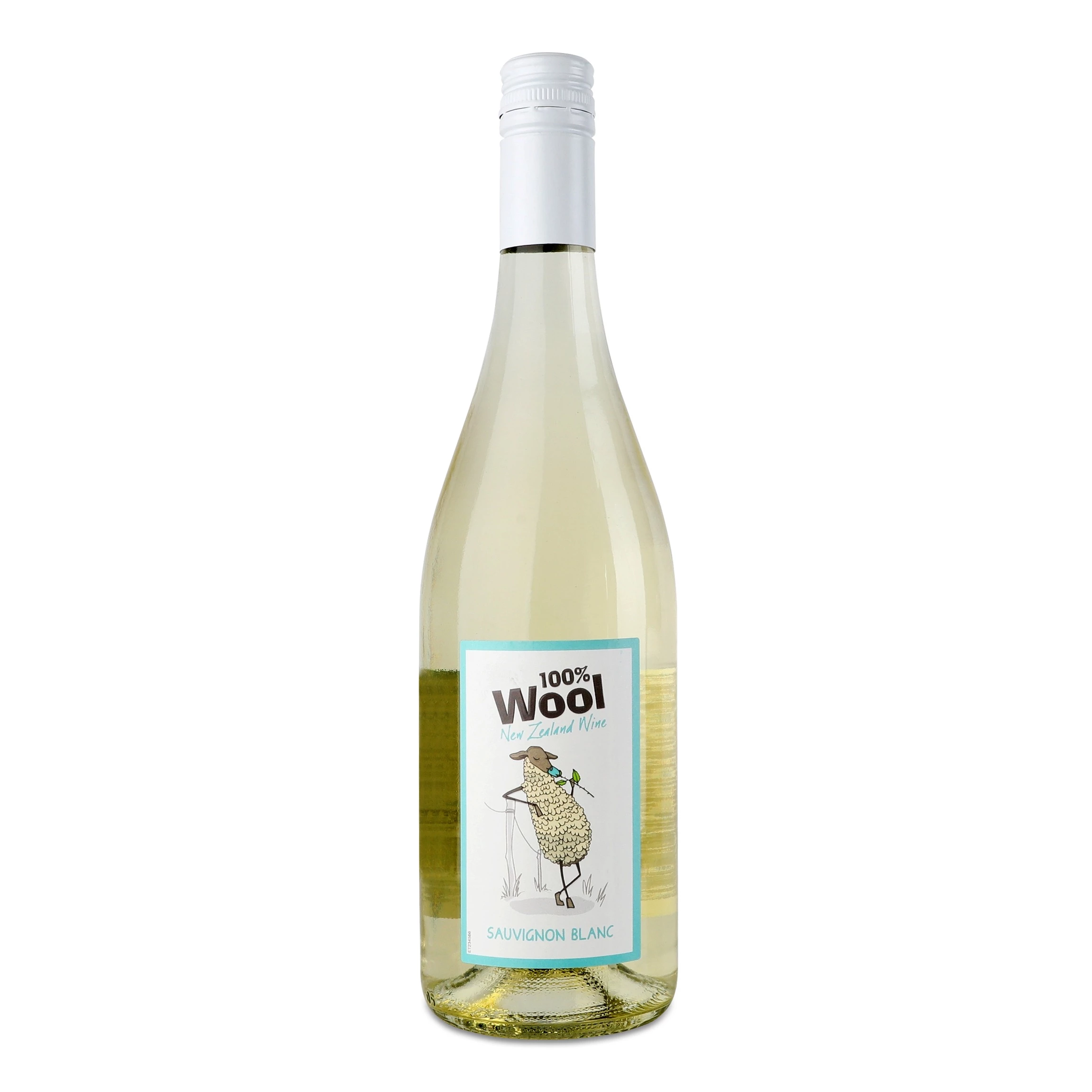 Вино 100% Wool Sauvignon Blanc біле сухе 12.5% 0.75 л (9420073800238)