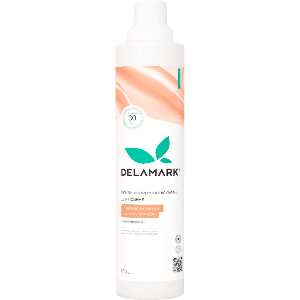 Кондиціонер-ополіскувач Delamark з ароматом імбир-мускус-кедр 0.75 л (4820152333827)