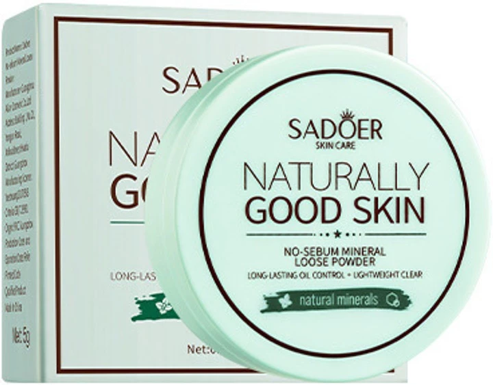 Пудра мінеральна Sadoer Oil Control Mineral Mint Powder для жирної шкіри з м'ятою 5 г (6941349389194)