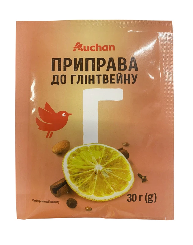 Приправа Ашан для глінтвейну 30 г