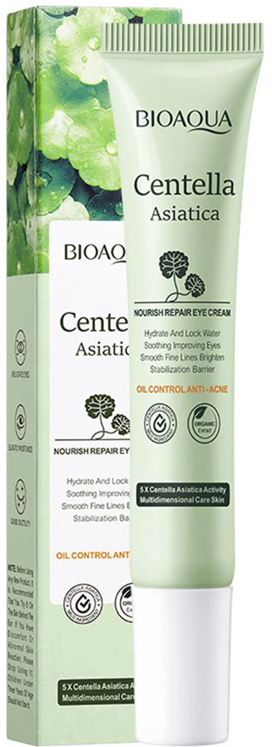 Крем для шкіри навколо очей Bioaqua Centella Asiatica Nourish Repair Eye Cream з азійською центелою 30 мл (NO.BQY00829)