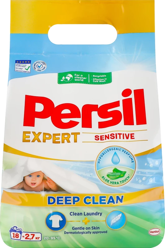 Засіб мийний синтетичний Sensitive Expert Deep Clean Persil, 2.7 кг