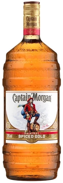 Алкогольний напій на основі Карибського рому Captain Morgan Spiced Gold 35%, 1.5 л
