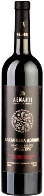 Вино Agmarti Алазанська долина червоне напівсолодке, 12%, 750 мл