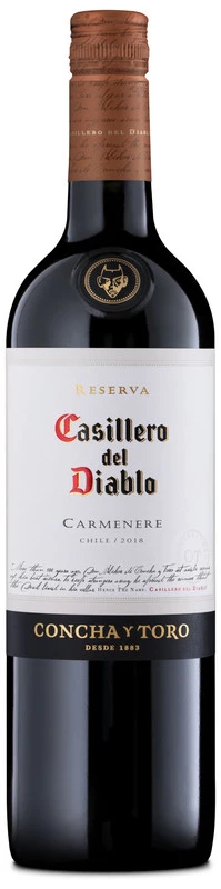 Вино Casillero del Diablo Carmenere Reserva червоне сухе 13.5%, 0.75 л