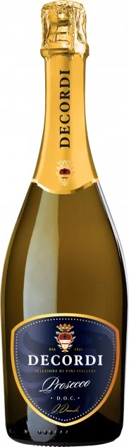 Вино ігристе Decordi Prosecco Spumante біле сухе 11%, 0.75 л