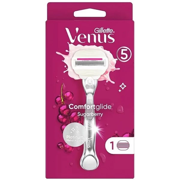 Бритва Gillette Venus Comfortglide із запахом солодких ягід з 1 змінним картриджем (8700216130516)