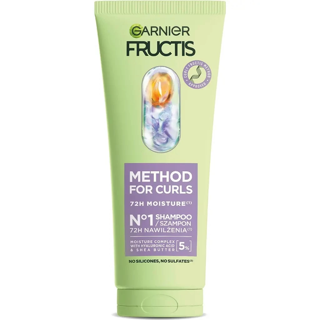 Шампунь Garnier Fructis Curls Method для зволоження хвилястого та кучерявого волосся 200 мл (3600542571777)