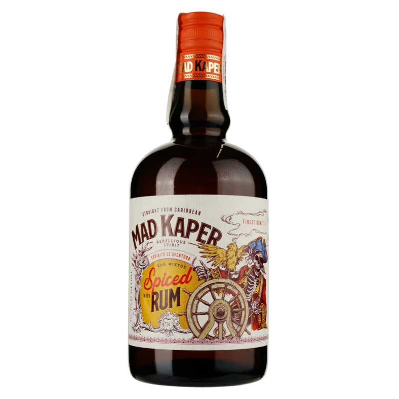 Напій на основі рому Mad Kaper Rum Spiced, 35%, 0,7 л