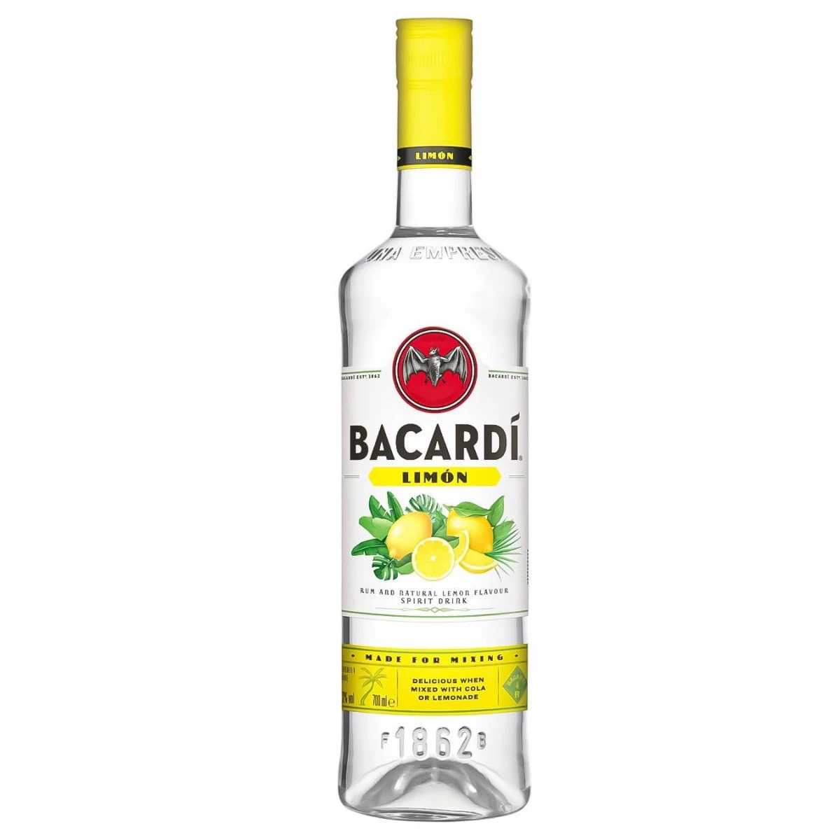 Лікер Bacardi Lemon Лимон 27% 0.7 л (7610113028209)