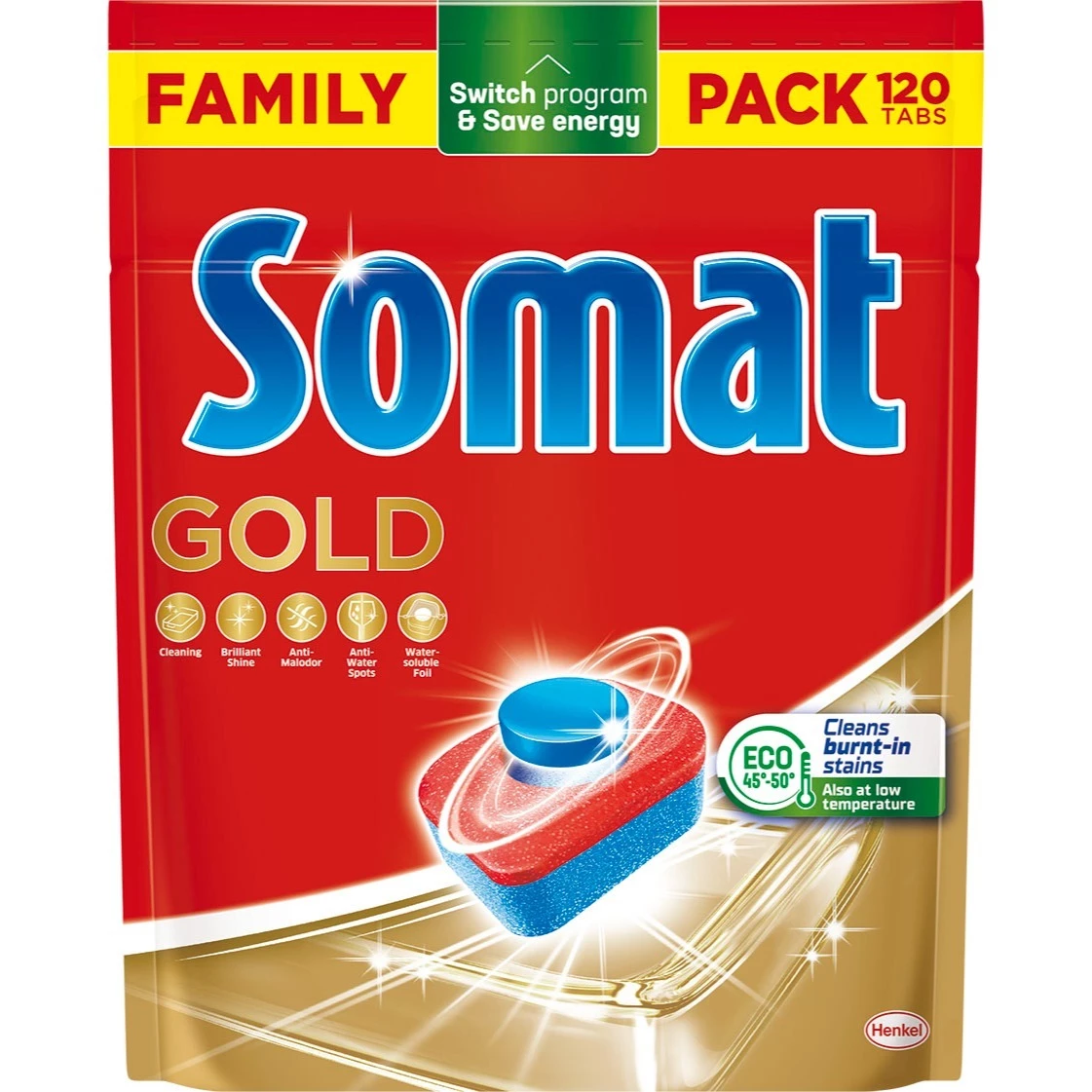 Таблетки для посудомийної машини Somat Gold Голд 120 шт (9000101808803)