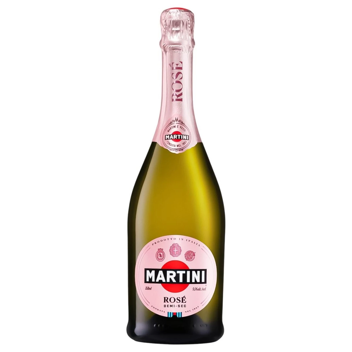 Вино ігристе Martini Rose рожеве напівсухе 9.5% 0.75 л (8000570484004)